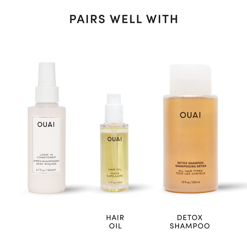 OUAI Leave In Conditioner - Heat Protectant & Detangler for Frizz Control | 1.5 oz