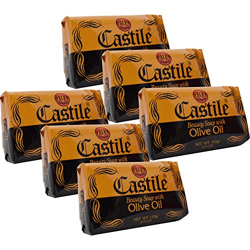 Vineen Castile Olive Oil Beauty Soap Bar, 3.9 oz - 6 Pack