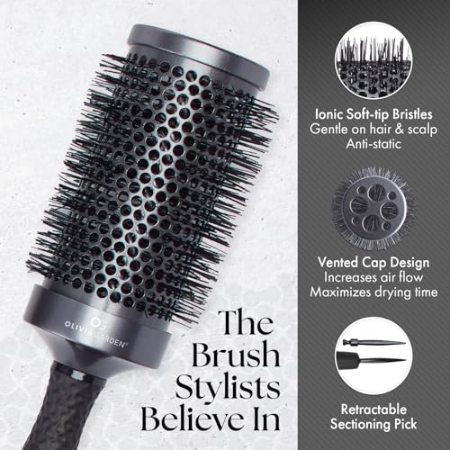 Olivia Garden Essentials Thermal Hair Brush - 1 Inch Professional Styling