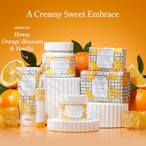 Beekman 1802 Goat Milk Soap Honey & Orange Blossom 3.5 oz - Moisturizing Bar