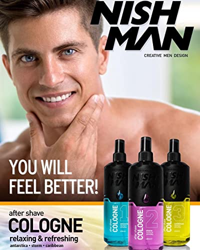 Nishman After Shave Cologne - Refreshing Men's Fragrance