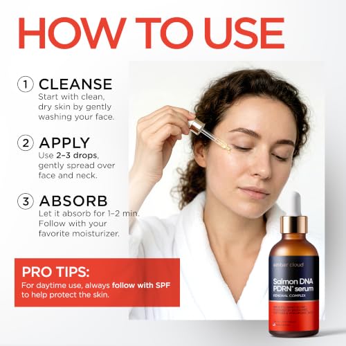 Salmon DNA PDRN Serum with Hyaluronic Acid & Peptides - 1 Oz