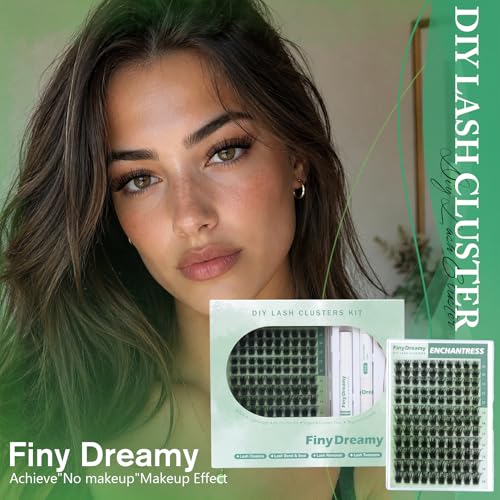 Enchantress Lash Clusters Kit - Fluffy Wispy Individual Lashes (10-18mm)