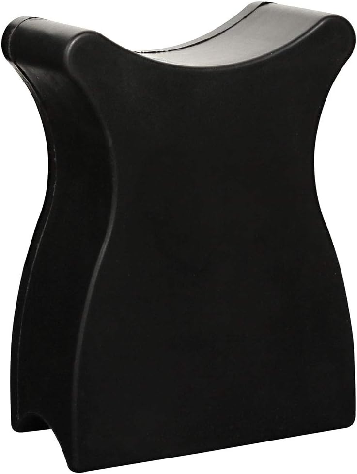 Pedi Foot & Leg Rest - Portable Professional Foot & Leg Support | 5.75" W x 2.75" D x 7.5" H, Black