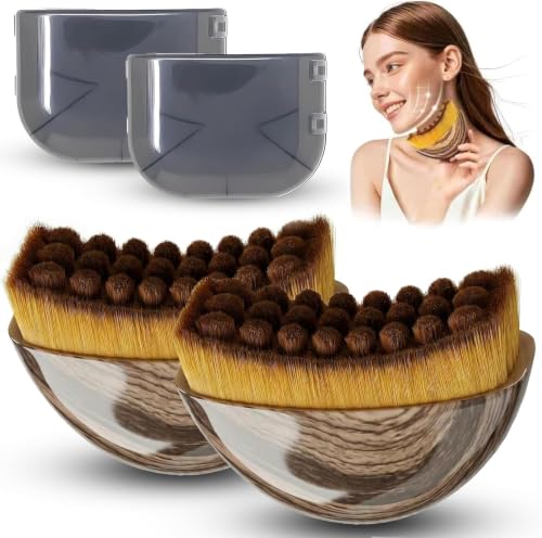 Lymphatic Drainage Face Brush 2-Pack for Sculpting & Anti-Puffiness