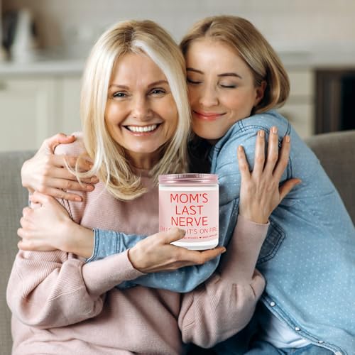 Funny Lavender Scented Candle for Mom | 50-Hour Soy Wax Gift