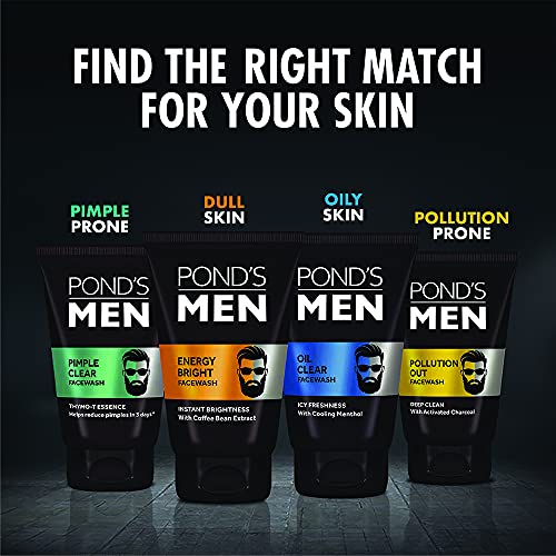 POND'S Men Pollution Out Face Wash with Activated Carbon, 100g