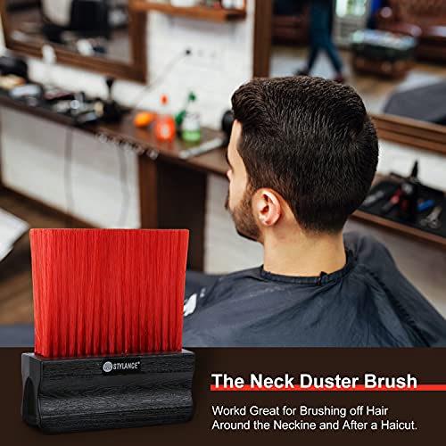 Pro Barber Neck Duster Brush for Hair Cutting - Soft & Ergonomic