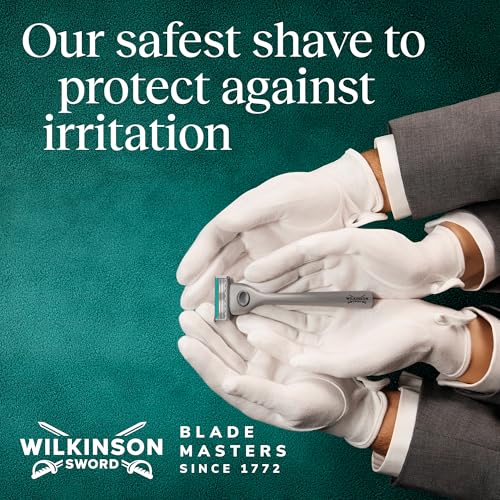 Wilkinson Sword Quattro Titanium Sensitive Razor Blades - 4 Count