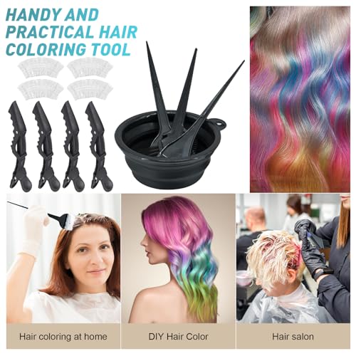 Xarchy 24-Piece Hair Bleach & Coloring Kit for Salon & Home Use - Large Pack of 2