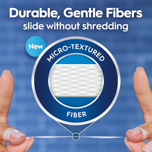 Oral-B Glide Dental Floss, Comfort Plus Mint, 3 Pack (131.2 YD Total) ? Shred-Resistant Smooth Dental Tape for Tight Spaces, Natural Wax, Removes Plaque, Gum Care, Travel-Friendly