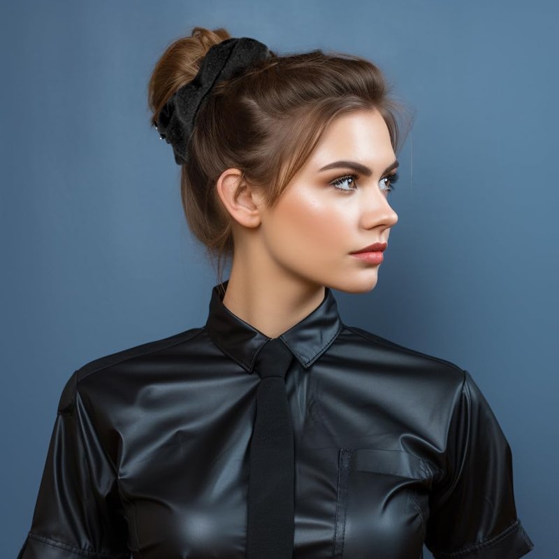 Tactical Scrunchie™ - Hair Tie - Hidden Zipper Pocket, Scrunchies for Thick Hair, Fire Resistant, Self Defense Punching, MMA Padded Knuckle Protectors, Soft Gel Hand Wraps for Boxing