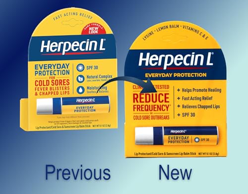 Herpecin L Lip Protectant SPF 30 - Pack of 3 (0.1 Oz Each)