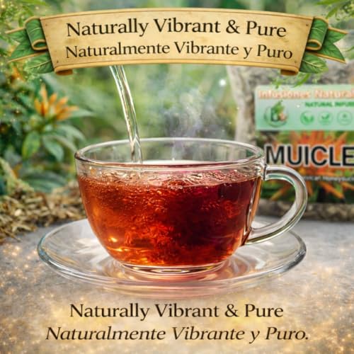 Muicle Herbal Tea - 4 oz Loose Leaf Mexican Honeysuckle, 100% Natural, Vegan