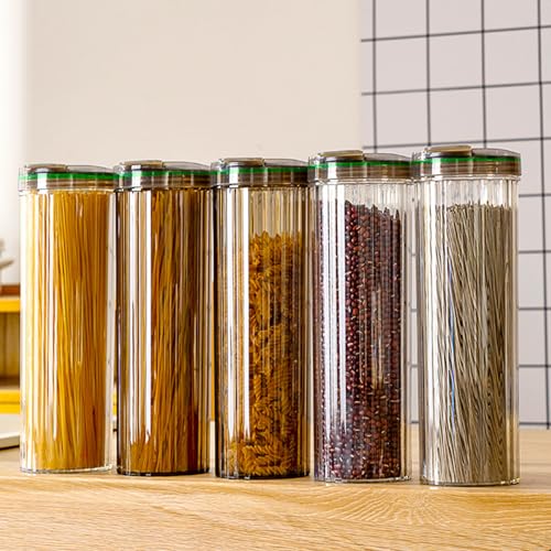 Airtight Clear Plastic Pasta Storage Container with Lid
