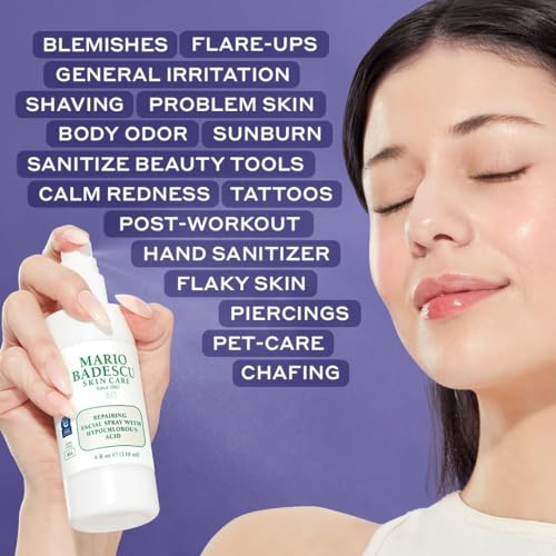 Mario Badescu Repairing Hypochlorous Acid Facial Spray (2-Pack, 2 Fl Oz)
