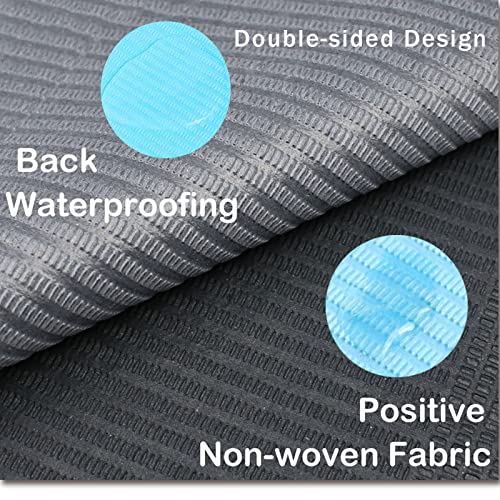 Disposable Black Nail Art Table Towels Mat 13x17 Waterproof 125PCS