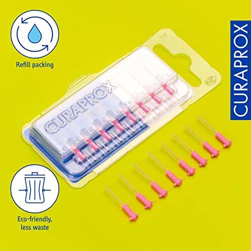 Curaprox CPS 08 Interdental Brush Refills - Pink, 8-Pack