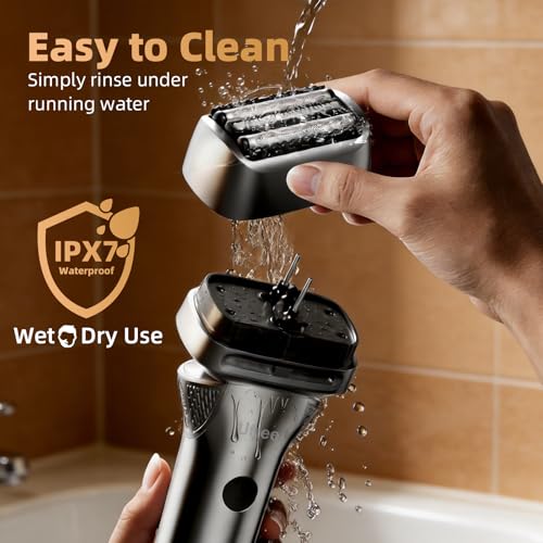 Ufree Electric Foil Shaver for Men, Wet & Dry Cordless Razor with Trimmer