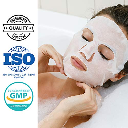 DERMAL 16-Set Korean Sheet Mask Variety Pack with 16 Different Formulas - Type B