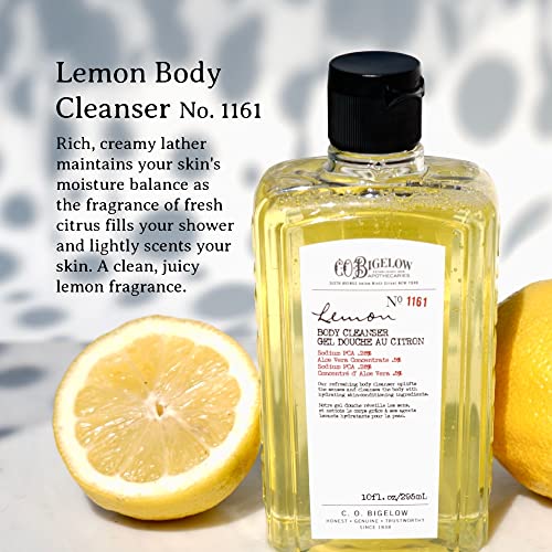 C.O. Bigelow Lemon Body Cleanser - Hydrating Body Wash, 10 fl oz