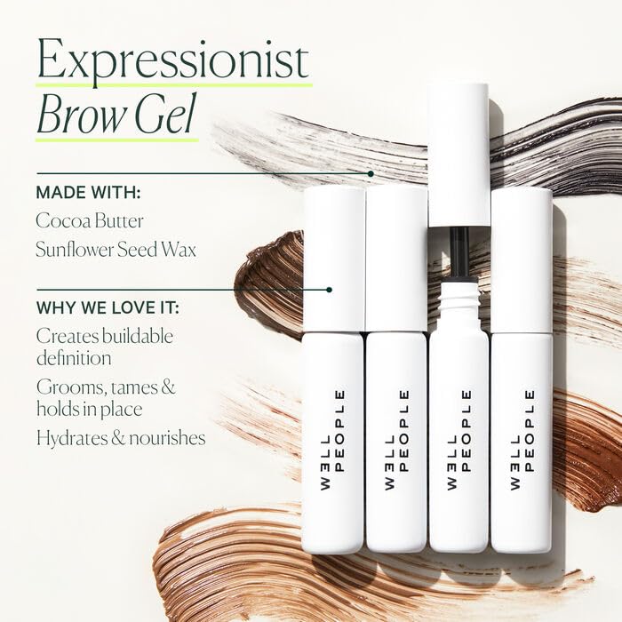 Well People Expressionist Tinted Brow Gel - Warm Brown, Vegan & Conditioning