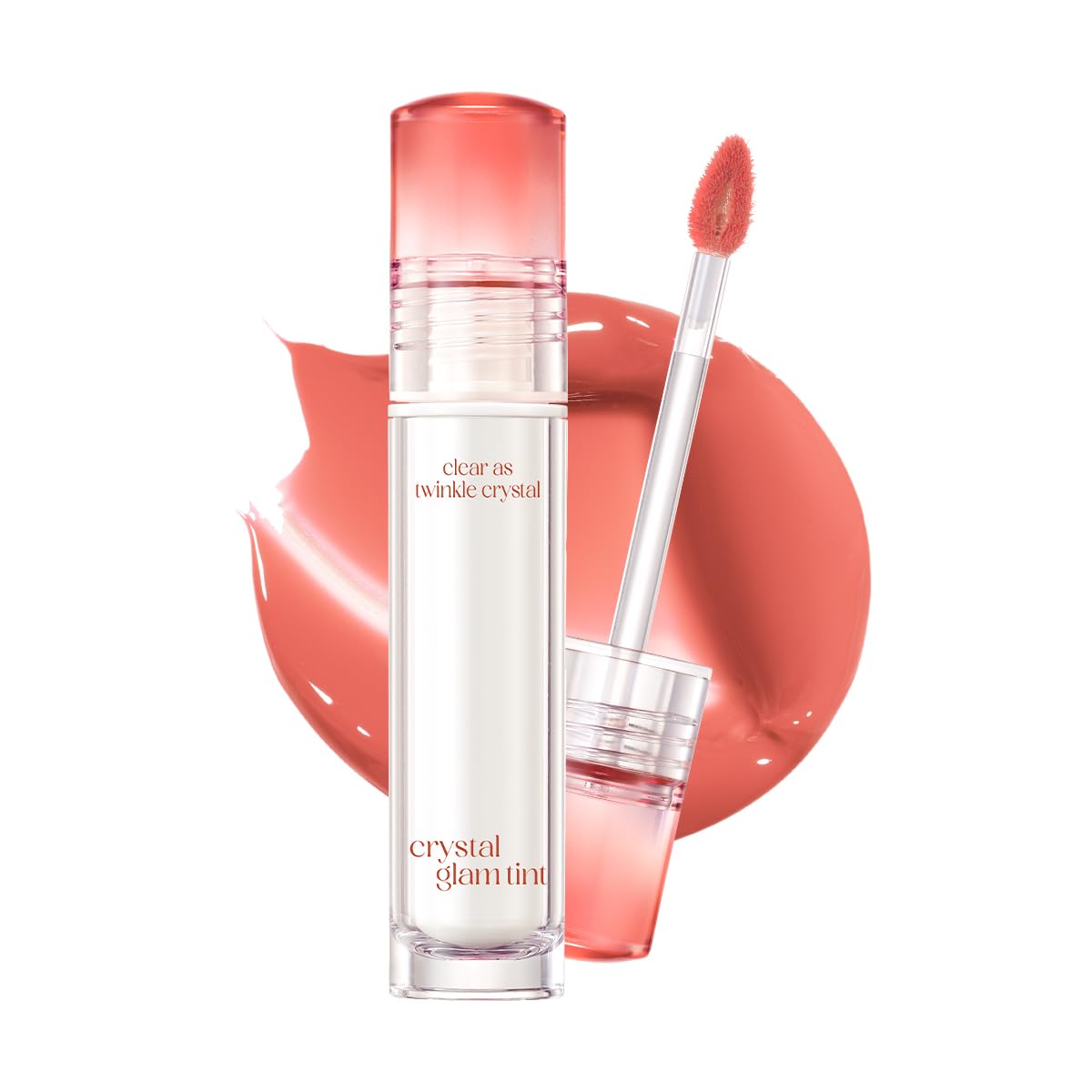 CLIO Crystal Glam Tint - Glossy Lip Tint with Long-Lasting Color | Lightweight Non-Sticky Stain in Daily Mauve