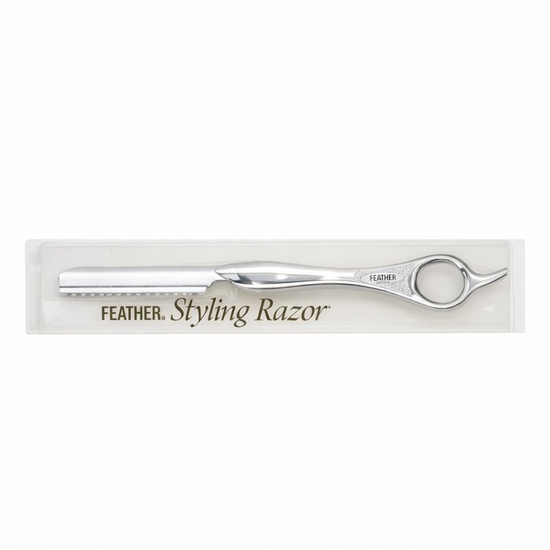 Feather - 7.25-inch Styling Razor Handle – The Professional tool for Hair Cutting, Thinning, Layering, Texturizing and Feathering - The # 1 Stylist and Barber Razor Tool