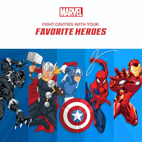 Brush Buddies Marvel Thor Kids Toothbrush with Travel Cover