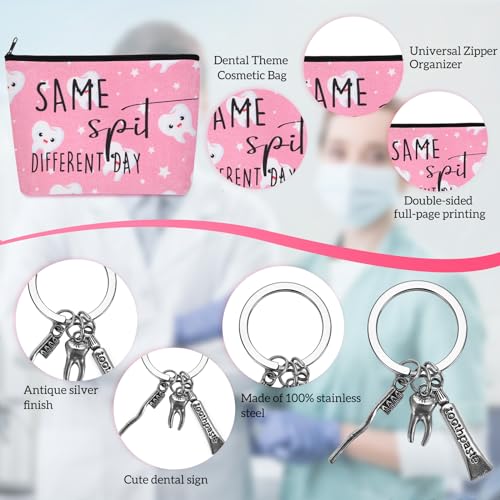 Pink Dental Hygienist Gift Set - 20 oz Stainless Steel Tumbler & More