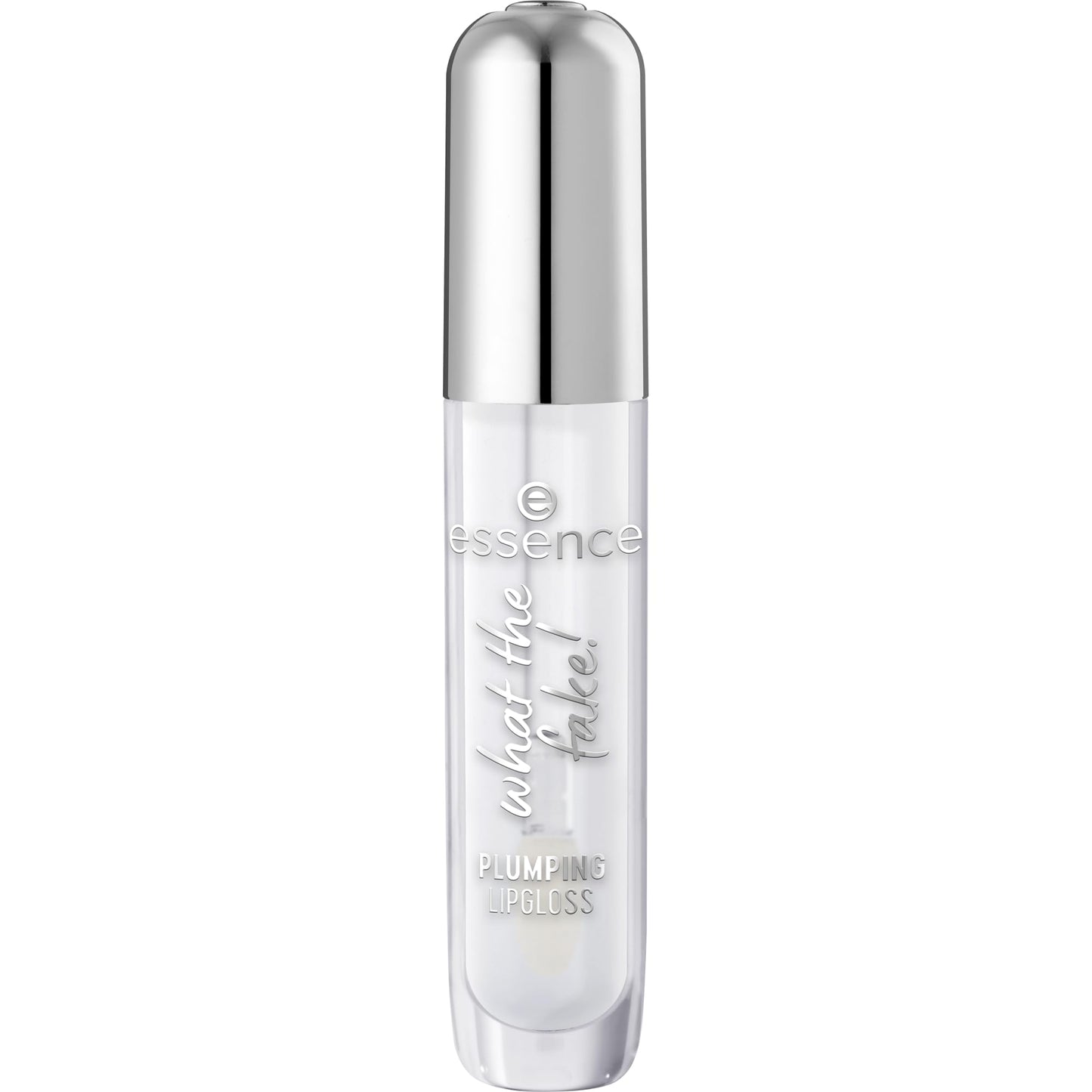 essence | What The Fake! Plumping Lipgloss | High-Shine, Glass-Like Finish | Instant Plumping Effect | Infused with Hyaluronic Acid | Vegan & Cruelty Free (100 | Sheer Genius)