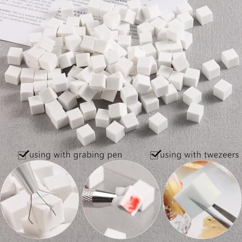 200 Pcs Mini Soft Nail Sponges for Ombre Nail Art Design