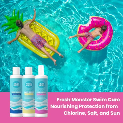 Kids Swim Shield Hair Protectant Spray - Chlorine & Sun Barrier, 8.5 oz