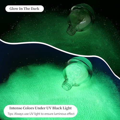 Etercycle Body Glitter Spray - Neon Glow in The Dark Party & Hair Glitter