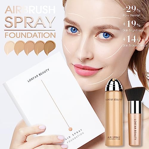 LOKFAR AirBrush Foundation Spray #04 Buff Beige - Full Coverage