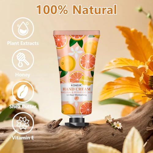 KONEUK 8-Pack Moisturizing Hand Cream Set - Perfect Gifts