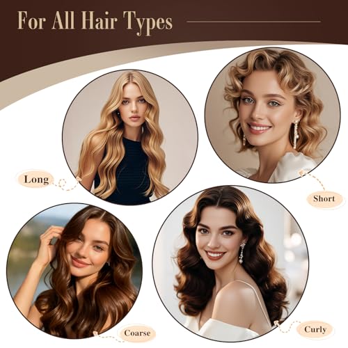 Jumbo Heatless Curls Set - Soft Velvet Overnight Hair Rollers