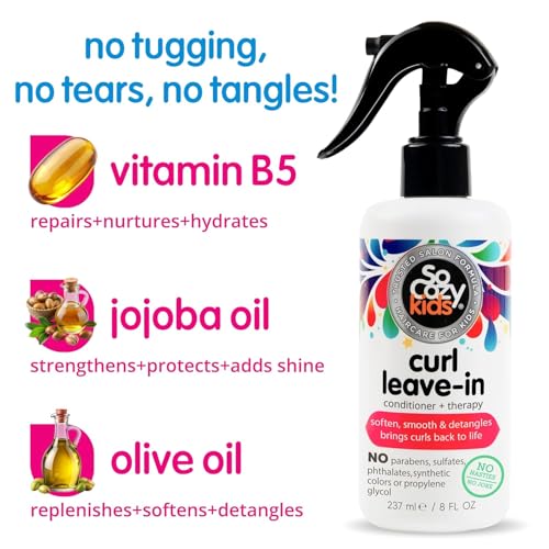 So Cozy Curl Shampoo & Leave-In Detangler Spray Bundle for Kids