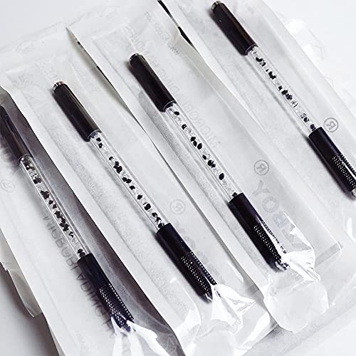 KZBOY Microblading Handles - 10PCS Double-Sided for Permanent Makeup
