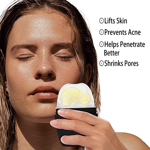 Evmliy 2-Pack Ice Roller for Face & Body - Reduce Puffiness & Fine Lines