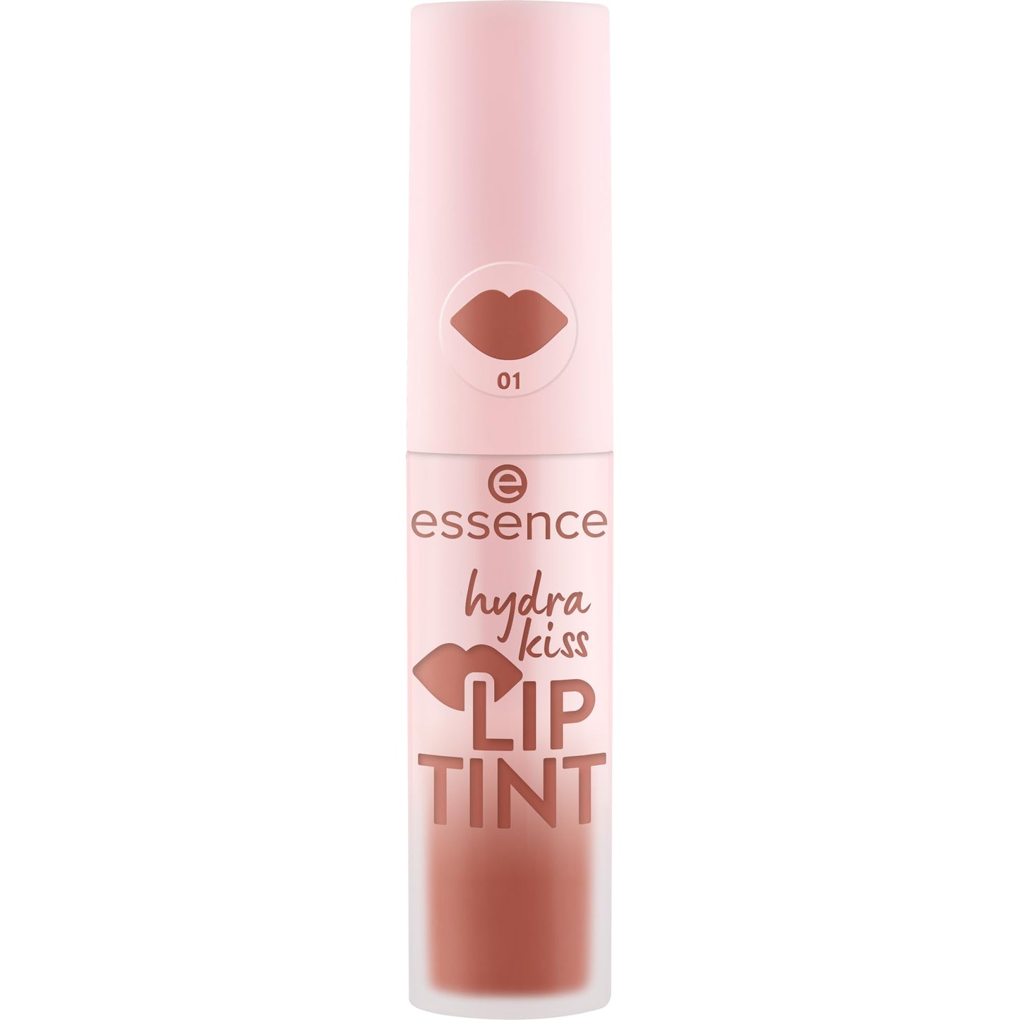 essence | Hydra Kiss Lip Tint | Hydrating, Long-Lasting Lip Stain | Natural Color & Radiant Shine (01 Blushing Nude)