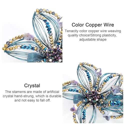 Mistofu Handmade Copper Wire Butterfly Hair Clips – Elegant Hair Accessories for Women & Girls