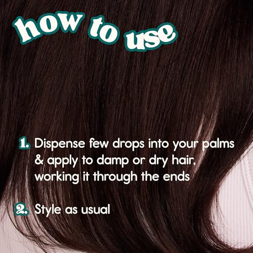 Nature Spell Bond Repair Hair Oil for Dry Damaged Hair - Vegan, 1 fl oz