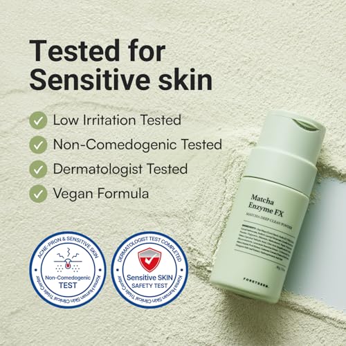 Matcha Enzyme Powder Cleanser for Sensitive Skin - 1.76 oz