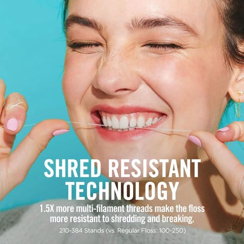 Reach Mint Waxed Dental Floss for Wide Spaced Teeth, 200 Yards (Pack of 3)