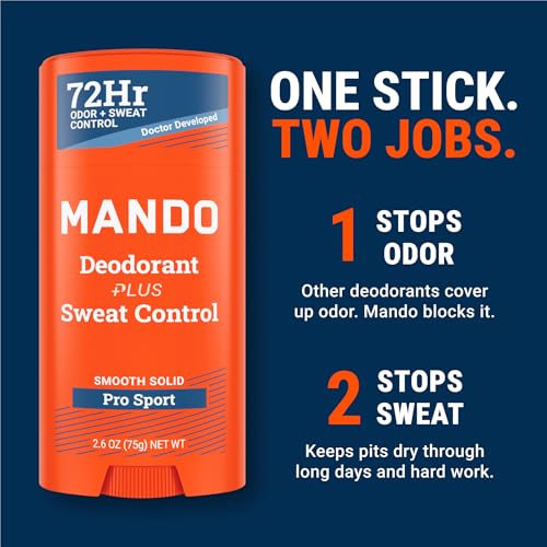 Mando Pro Sport Antiperspirant Deodorant Stick & Mini Bundle