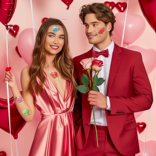 Valentine's Day Temporary Tattoos for Kids & Adults - 140 Designs