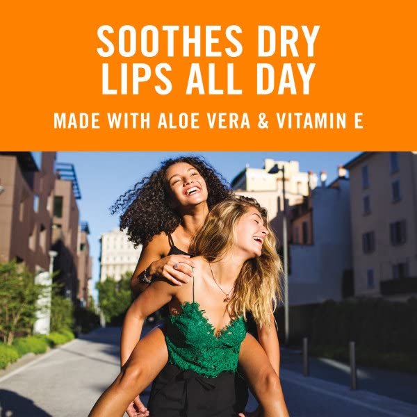 Banana Boat Aloe Vera Sunscreen Lip Balm SPF 45 - Pack of 6, 0.15 oz