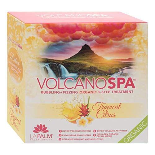 La Palm Volcano Spa 5-Step Pedicure Kit (Tropical Citrus) - Foot Spa
