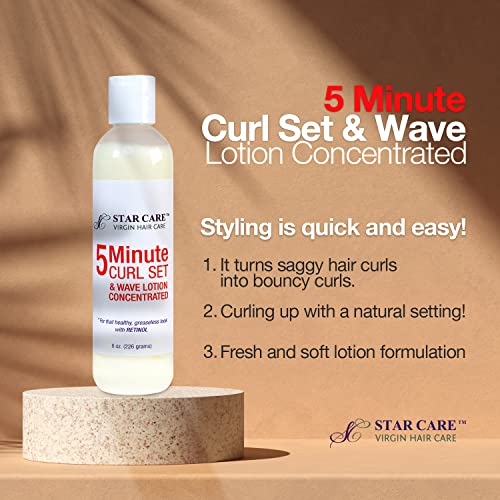 5 Minute Curl Set & Wave Lotion with Retinol - 8 Fl Oz